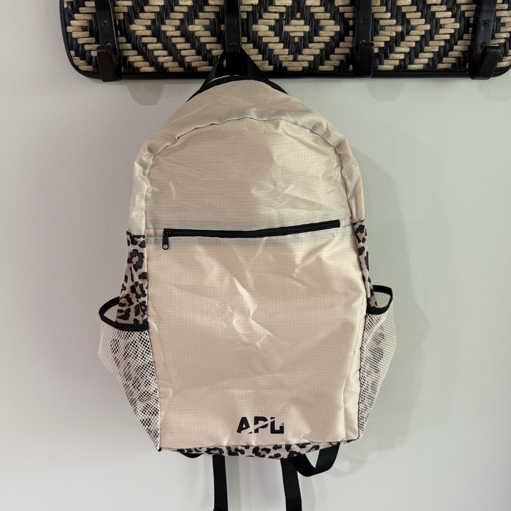 APL Lightweight Packable Backpack - Leopard Print - NWT